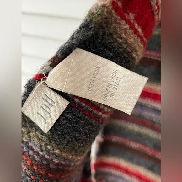 Vintage J.Jill Extra Long Wool Scarf - Picture 3 of 3